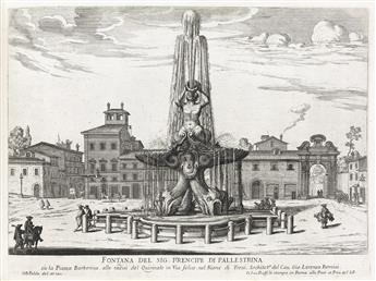 GIOVANNI BATTISTA FALDA Le Fontane di Roma . . . Libro Primo.